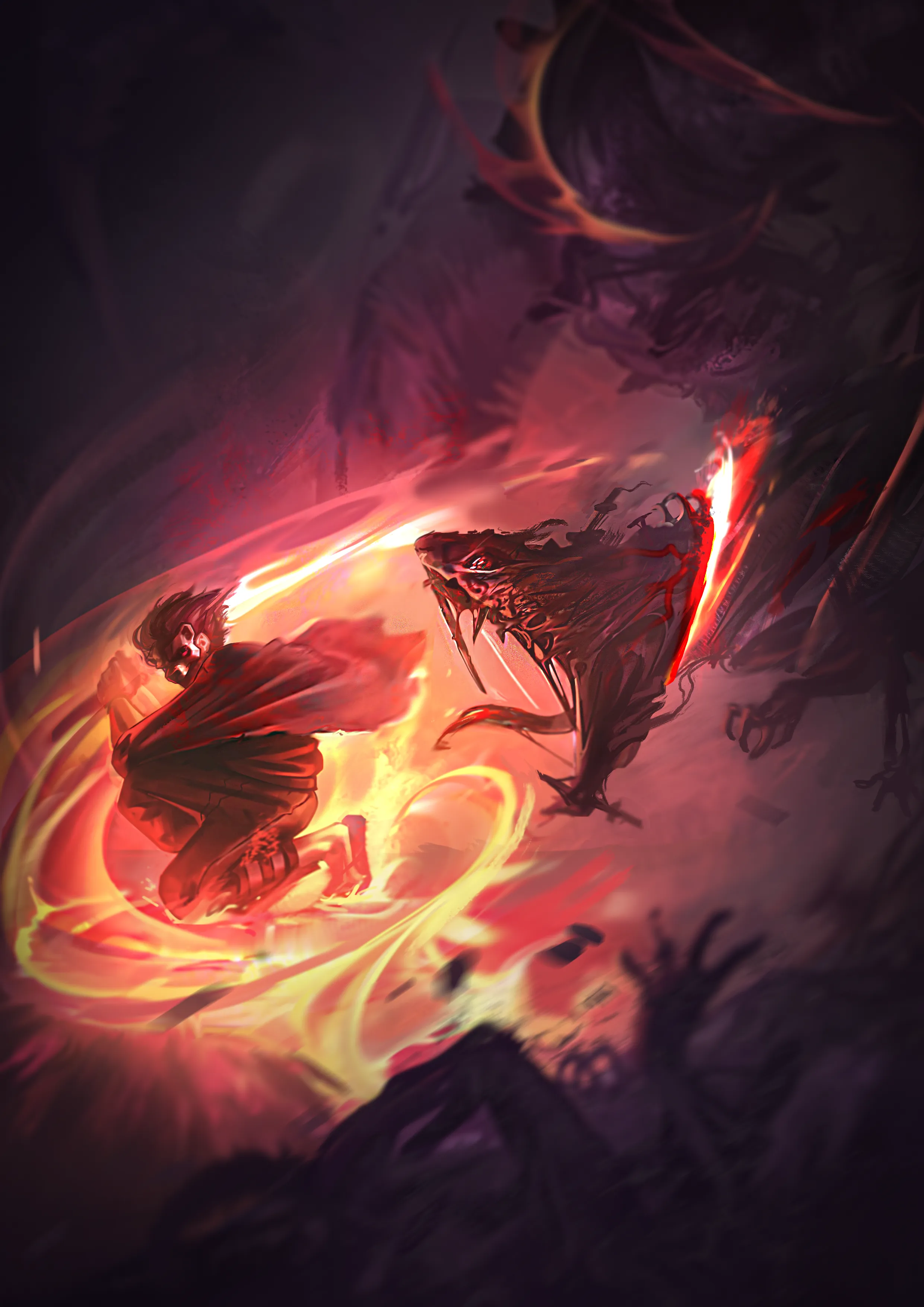 Ku vs Demon – Portrait